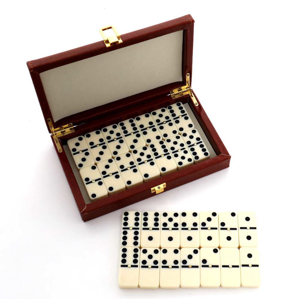 Board Game Master - 28-częściowy zestaw domino z żywicy, klasyczna