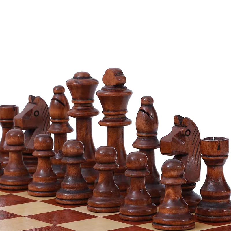 Magnetic Travel Chess - 32 sztuki Drewniane szachy Król Wysokość