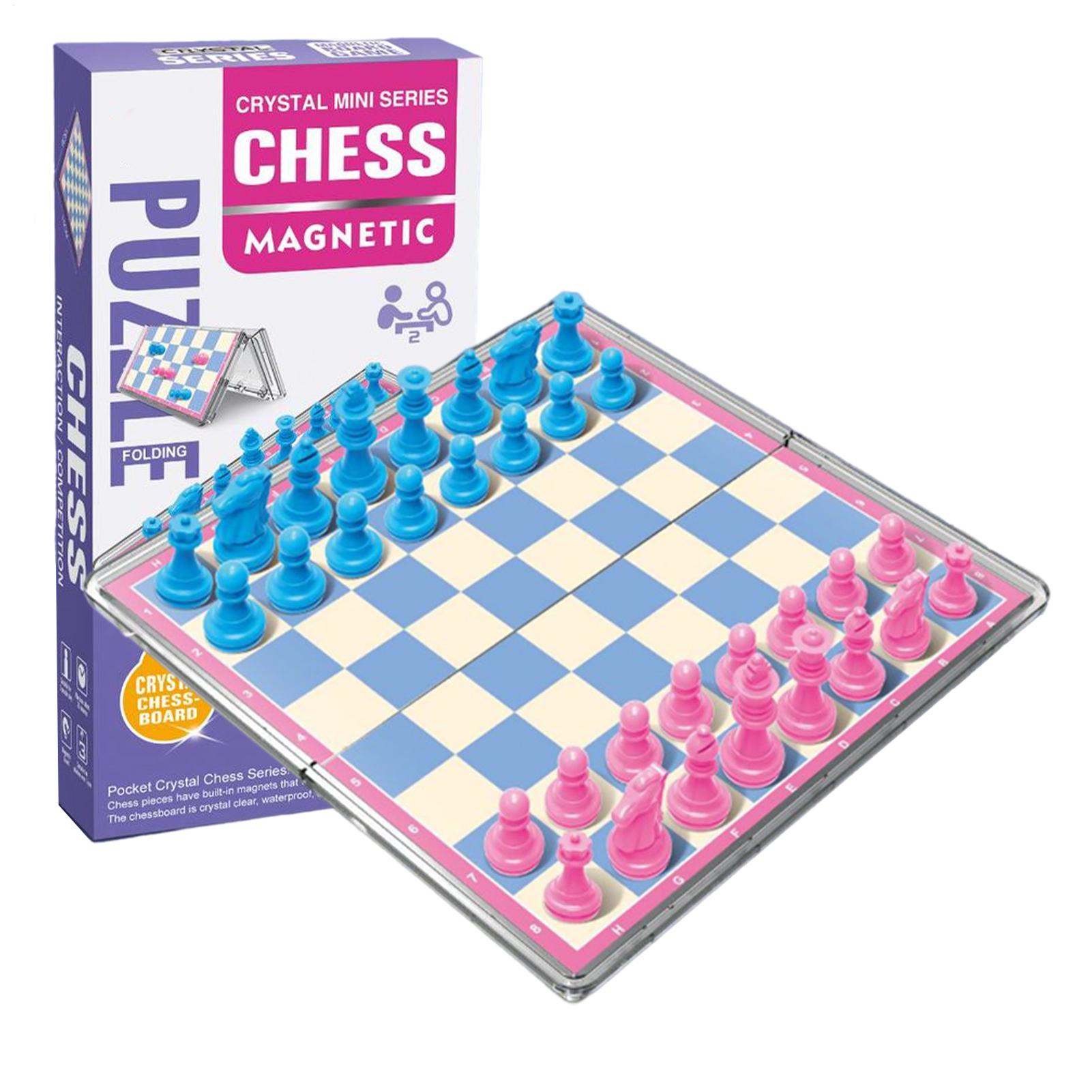Magnetic Travel Chess - Podróżny zestaw szachowy magnetyczny 5,91 cala