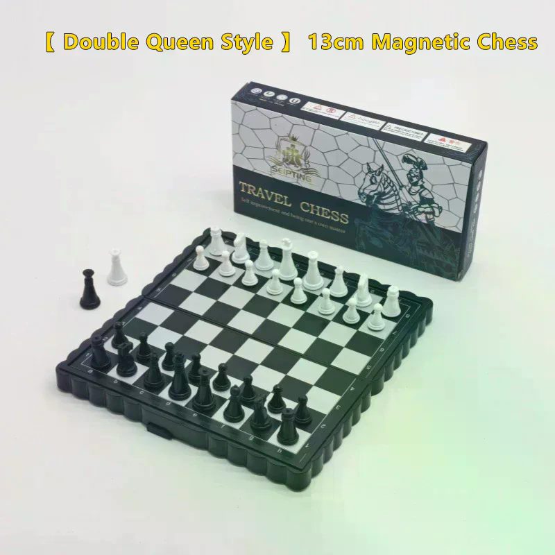 Magnetic Travel Chess - Mini Magnetyczny Zestaw Szachowy Składana Plastikowa