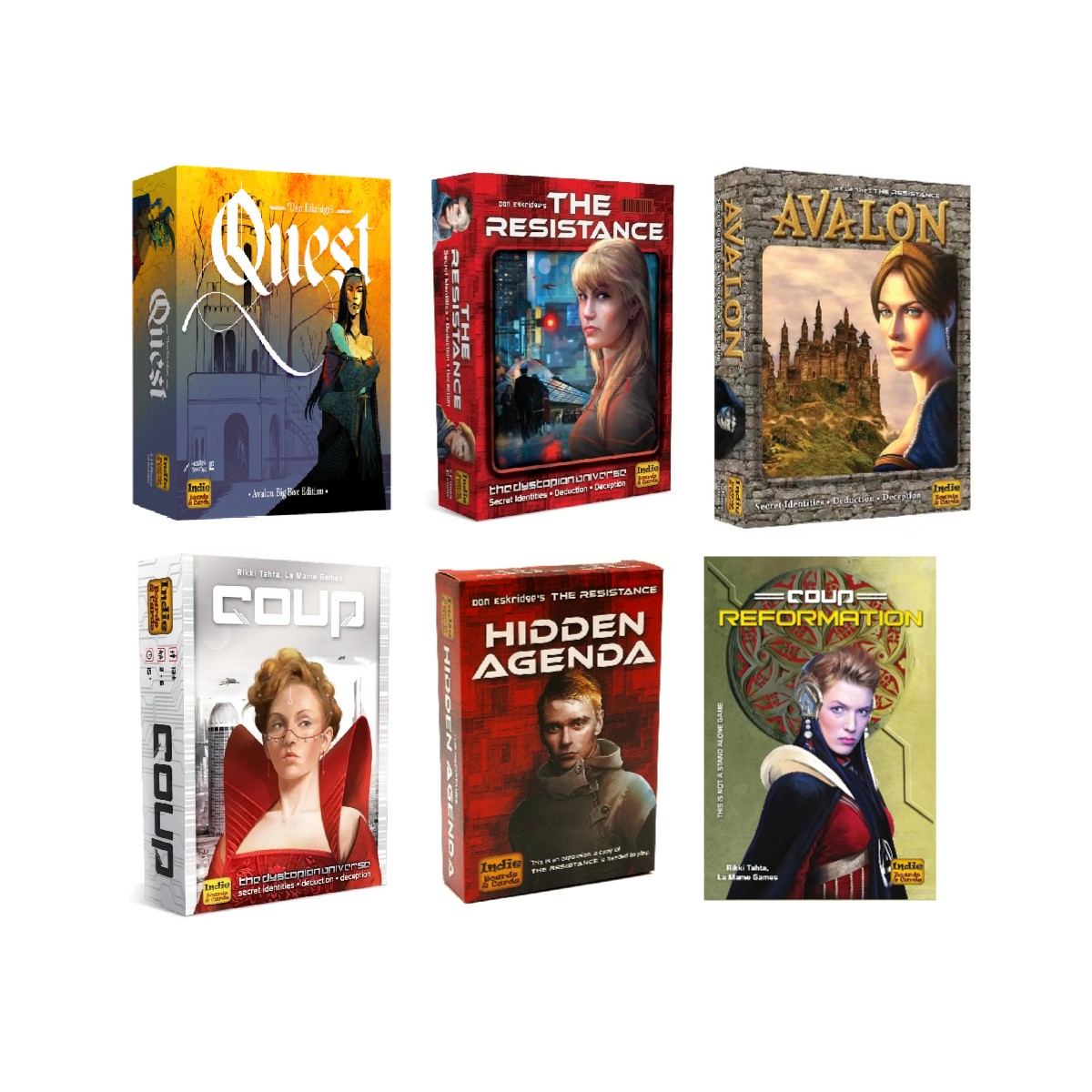 Indie Plansze i karty |   Opór – Board Game Coup recenzja i cena