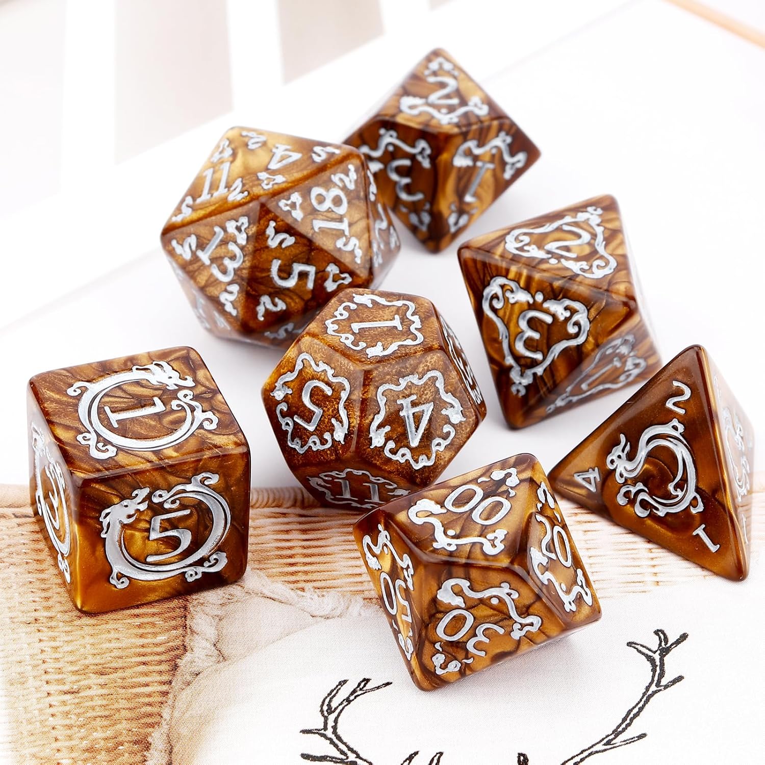 7-częściowy zestaw kości DND z – Board Game Dungeons And Dragons recenzja i cena