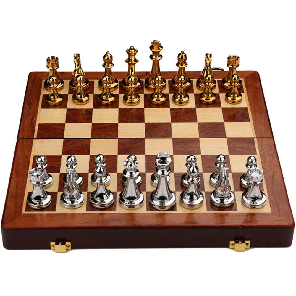 Metalowy średniowieczny zestaw – Magnetic Travel Chess recenzja i cena