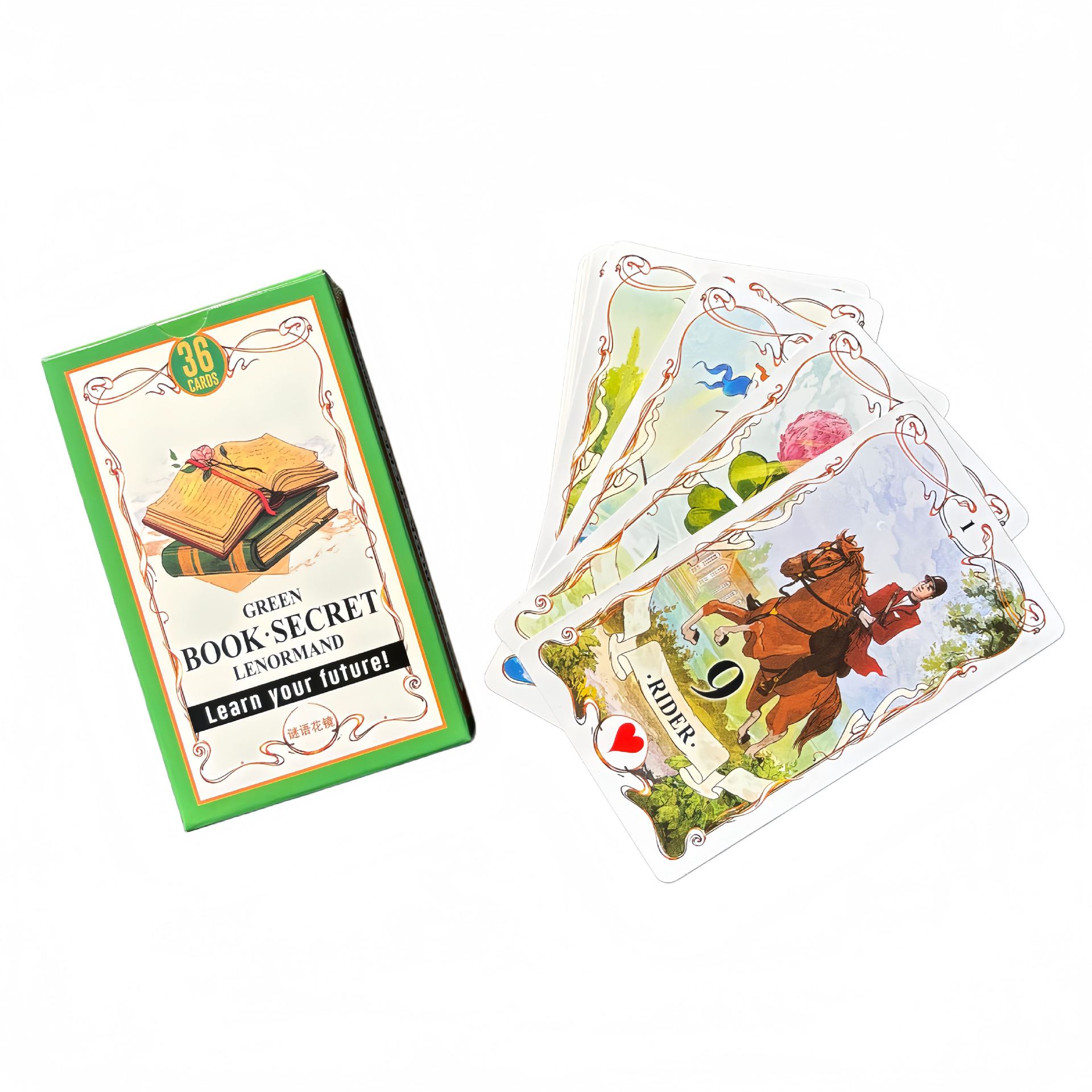 Karty Wyroczni Lenormand Green – Board Game Life recenzja i cena