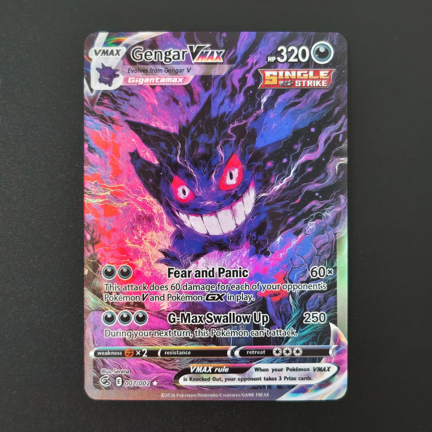 DIY Gengar VMAX 007/003 Karty  – Board Game English recenzja i cena