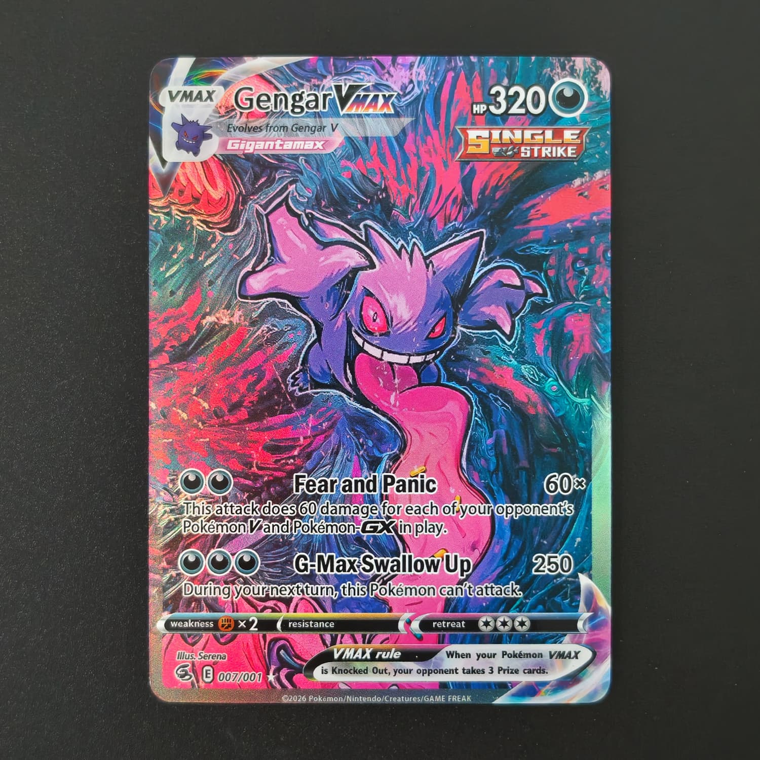 DIY Gengar VMAX 007/003 Karty  – Board Game English recenzja i cena