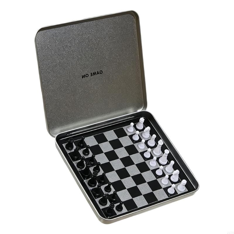 Przenośna metalowa gra w szach – Magnetic Travel Chess recenzja i cena