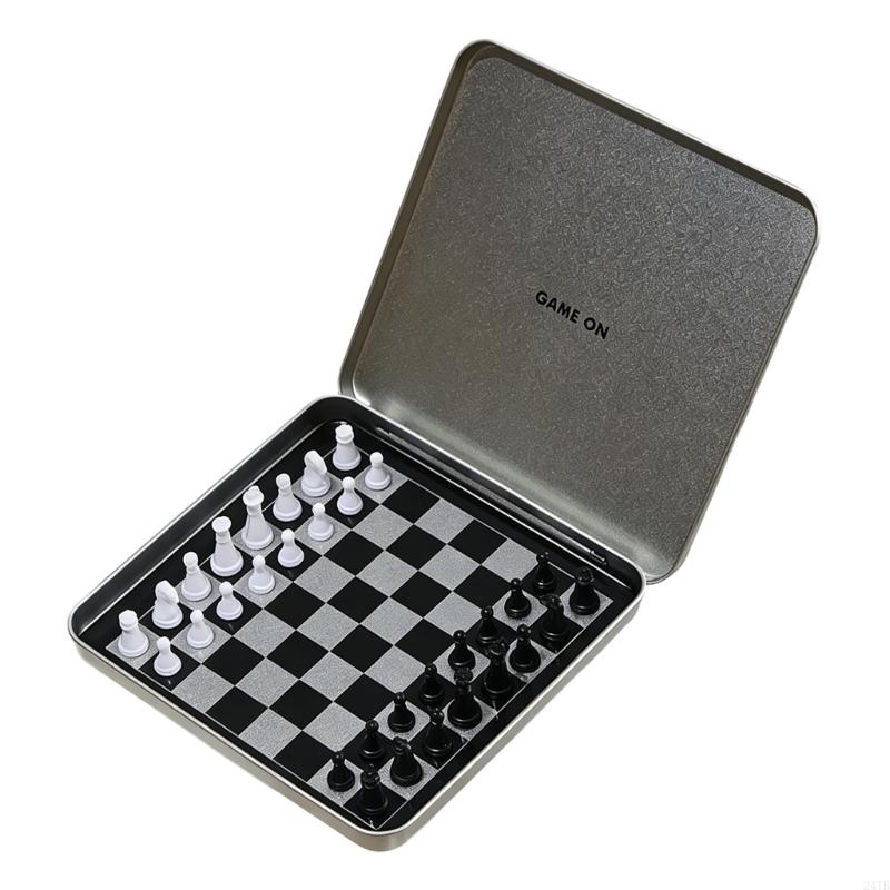 Przenośna metalowa gra w szach – Magnetic Travel Chess recenzja i cena