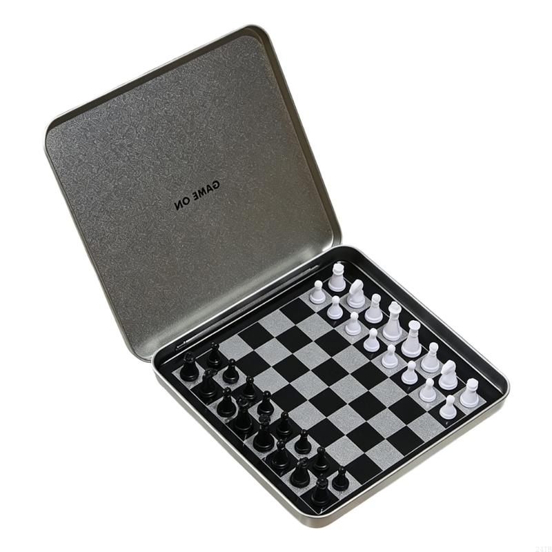 Przenośna metalowa gra w szach – Magnetic Travel Chess recenzja i cena